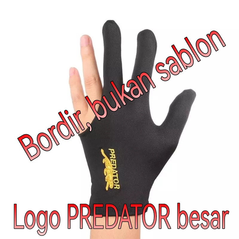 Predator Sarung tangan biliar billiar billiard predator glove