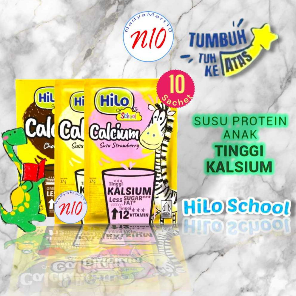 

Hilo School Chocolate-vanila-strawbery Susu pertumbuhan 10s/Renceng