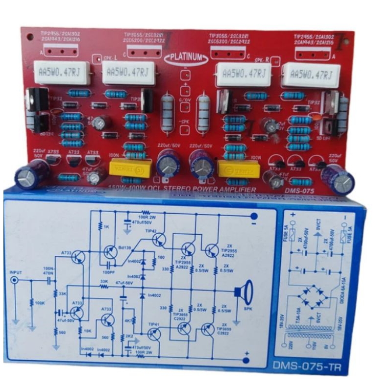Kit Driper power stereo OCL 300-400 Watt