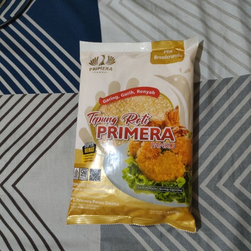

Tepung Panir Breadcrumb mix tepung roti panko econo primera 450Gram