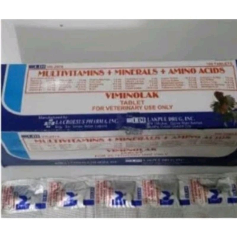 VIMINOLAK Original Suplemen Vitamin Ayam Adu