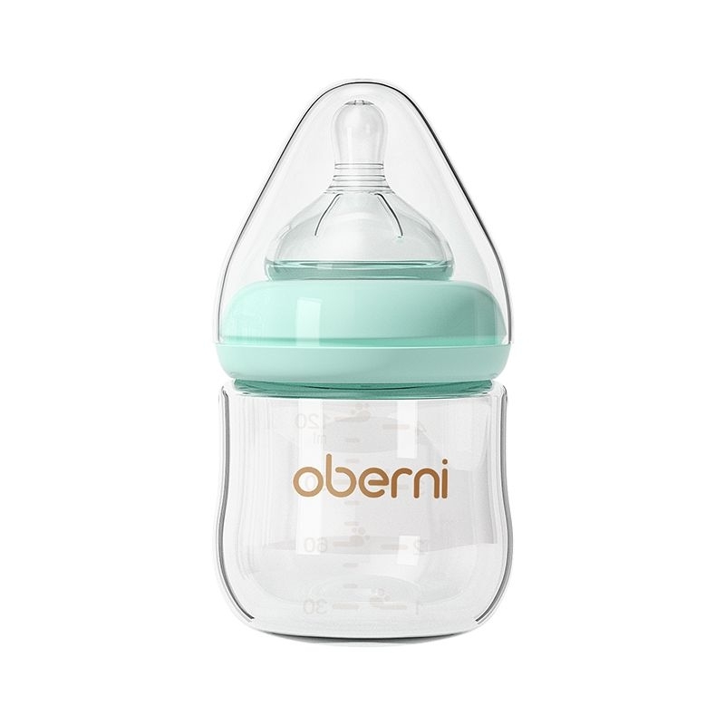 Manado botol susu kaca oberni bayi newborn anti kolik 150ml