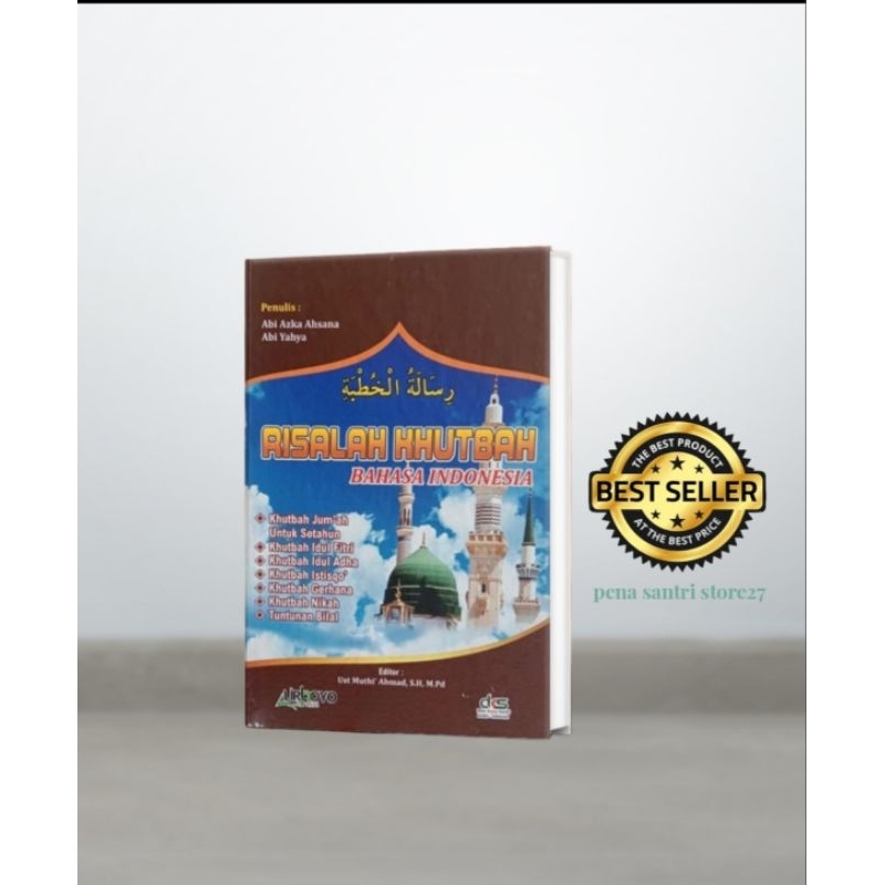 buku khutbah lirboyo-risalah khutbah bahasa indonesia lirboyo hard cover