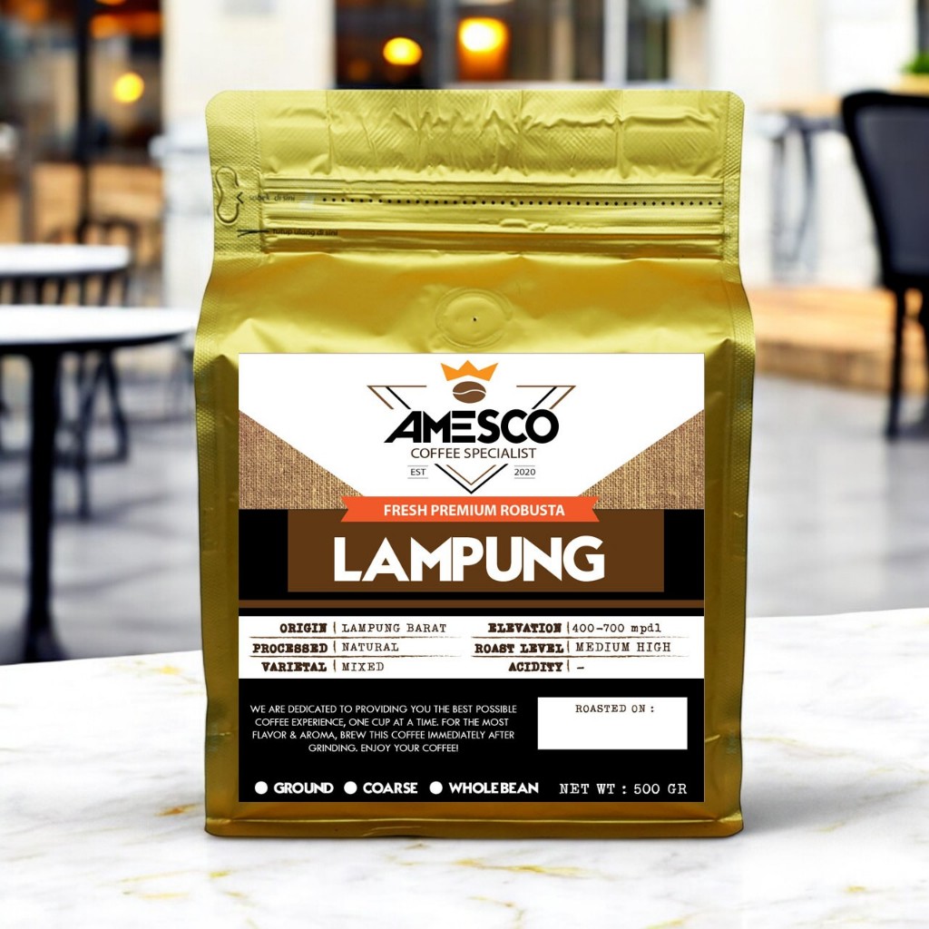 

KOPI LAMPUNG ROBUSTA ASLI 500GR - BIJI / BUBUK PREMIUM