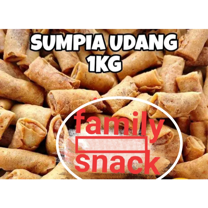 

kue lumpia udang abon khas cirebon 1kg grts ongkir