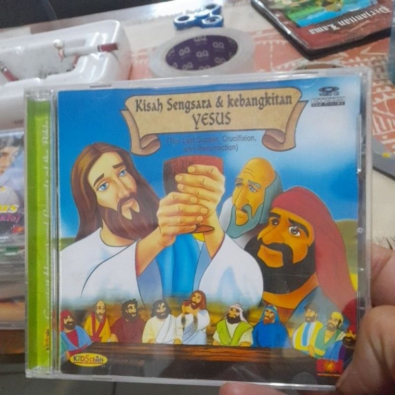 vcd animasi rohani anak kisah sengsara&kebangkitan yesus (CD575)