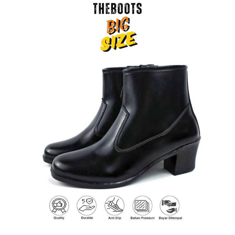 BIG SIZE - Sepatu PDL Polwan Putri Sepatu Dinas Polwan Dishub Sepatu Polwan