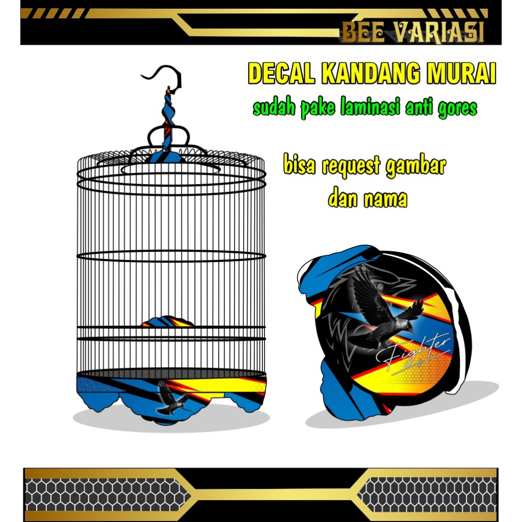 stiker sangkar, sticker sangkar murai, tebok murai ,stiker tebok murai ,sangkar murai, decal sangkar