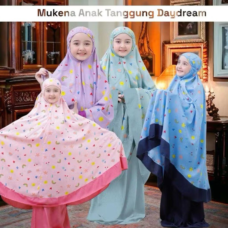 Mukena Anak Tanggung Usia 7-15 Tahun/Mukena Anak Karakter Terbaru/Mukena Anak lucu