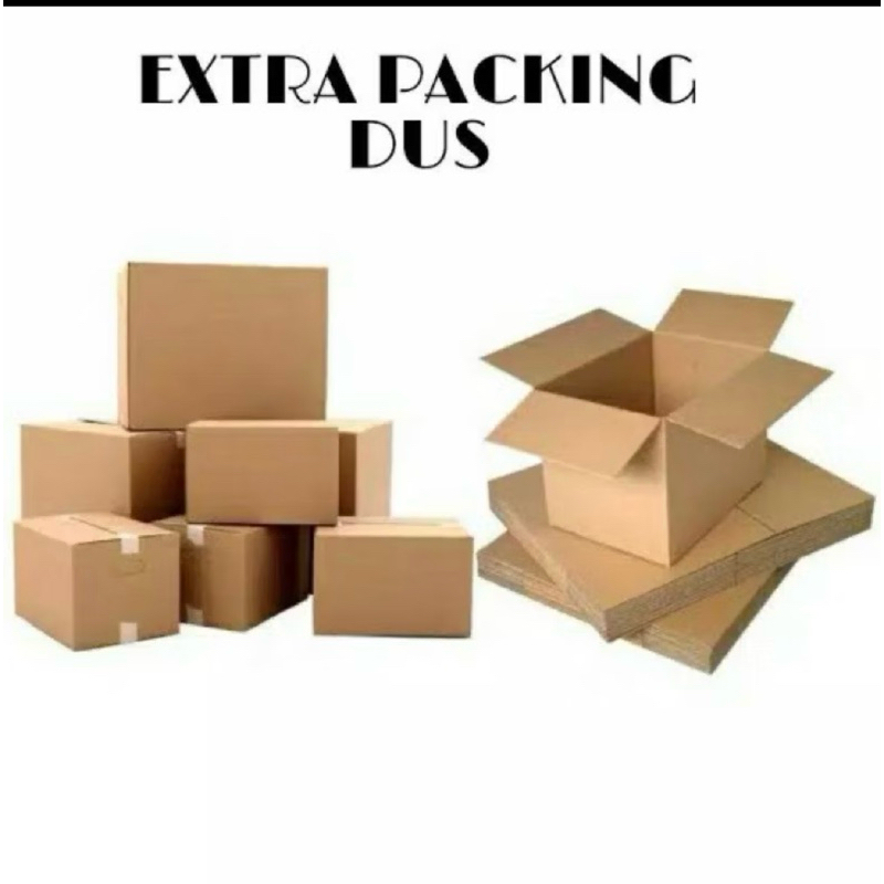

Extra Dus Packing Tambahan ukuran Kecil, Sedang & Besar Menyesuaikan Pesanan