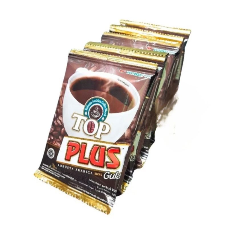 

KOPI.TOP KOPI PLUS GULA 18g x 10 sachet top coffee