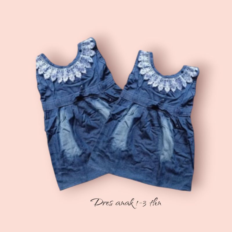 DRES RENDA LEKMONG ANAK PEREMPUAN /BAJU ANAK PEREMPUAN USIA 1-4 THN/LALUCU