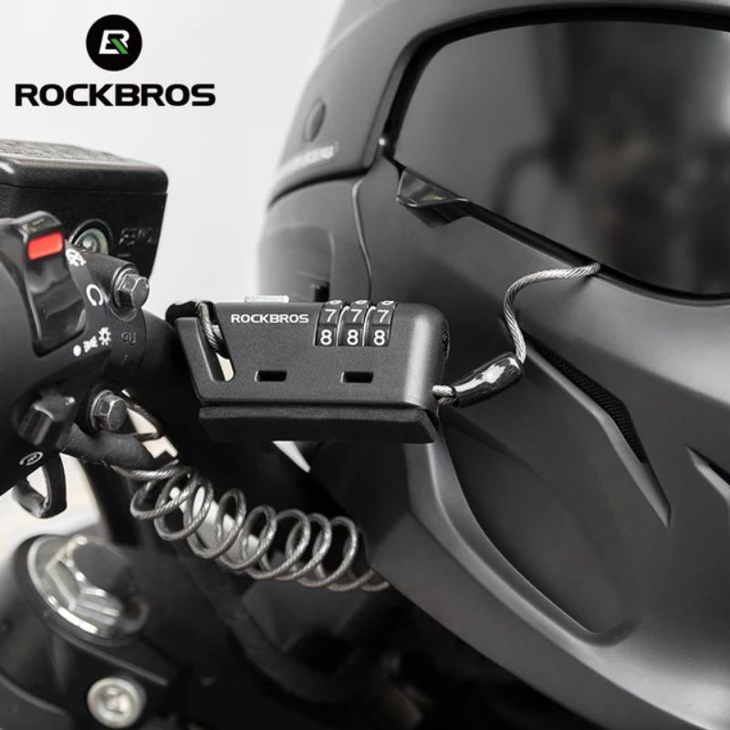 ROCKBROS 32020002001 MULTIFUNCTION COMBINATION HELMET LOCK KUNCI GEMBOK HELM SEPEDA ORIGINAL ROCKBRO