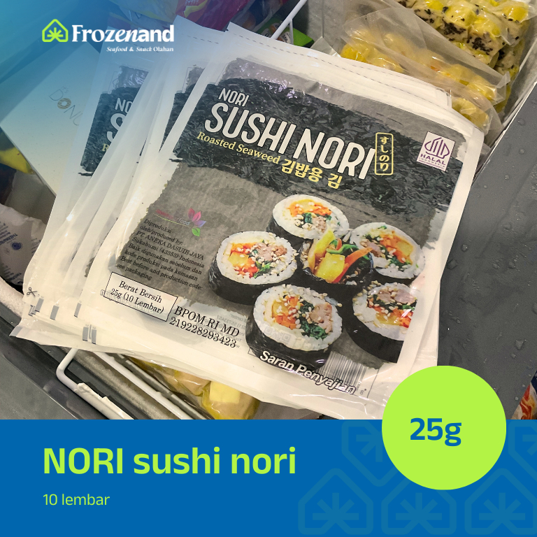 

JSF Sushi Nori Gold 10 lembar
