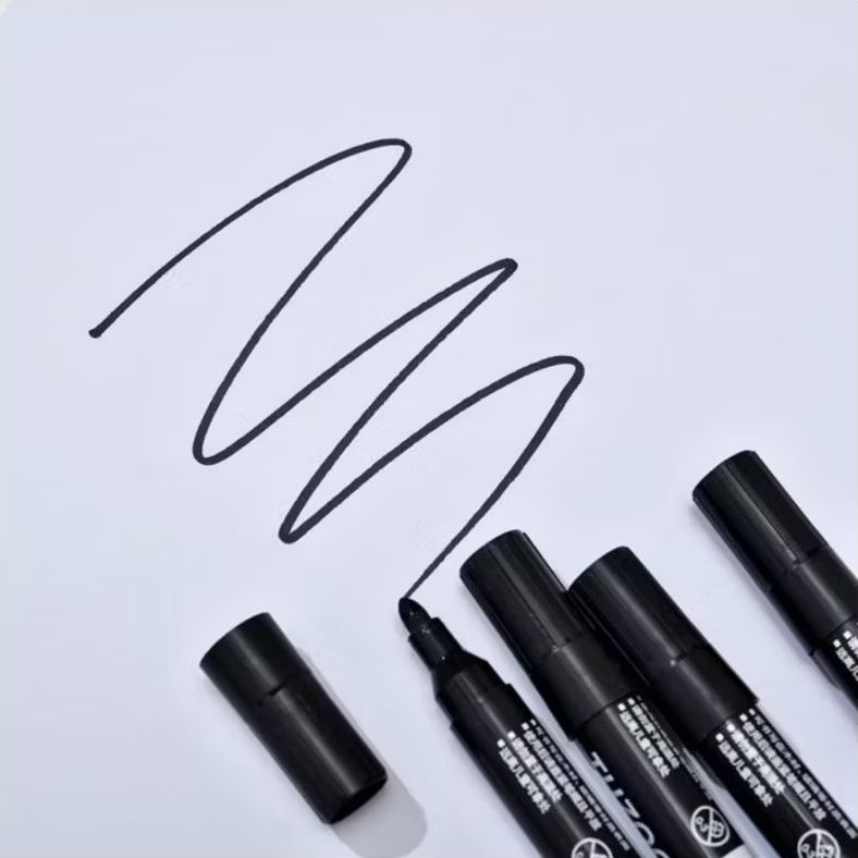 

3pcs Spidol Permanent Marker Warna Hitam