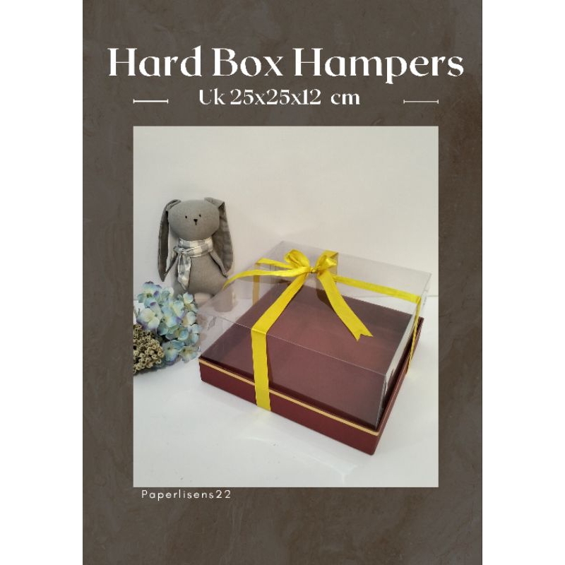 

Hardbox 25x25 / Box Hampers / Box Seserahan / Hardbox murah / Hardbox elegan