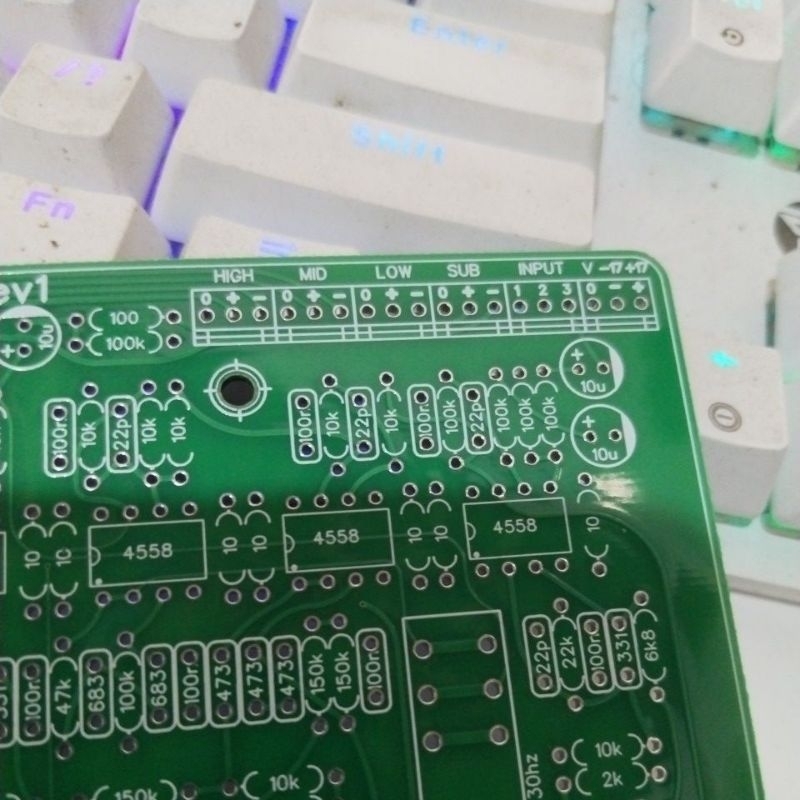 PCB CROSOVER AKTIF 4 WAY