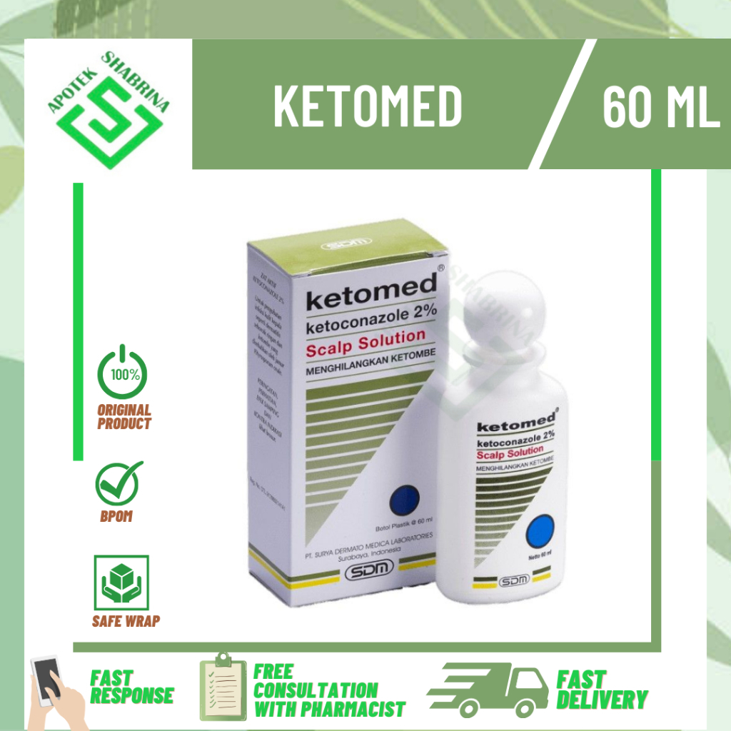 Ketomed Sampo / Ketomed Shampo/ Ketomed ShampooMenghilangkan Ketombe