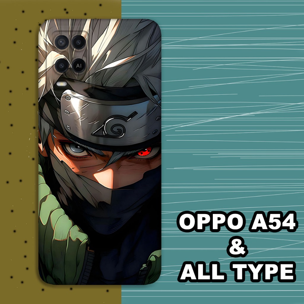 (GC7) Softcase karet Hp OPPO A54 | Case Naruto | Case OPPO A54 Silikon Tpu Pro Camera | Kesing OPPO 