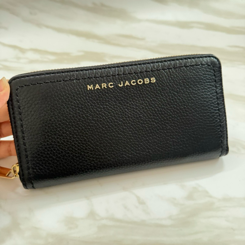 MARC JACOBS LONG WALLET BLACK HITAM DOMPET PANJANG ORIGINAL AUTHENTIC
