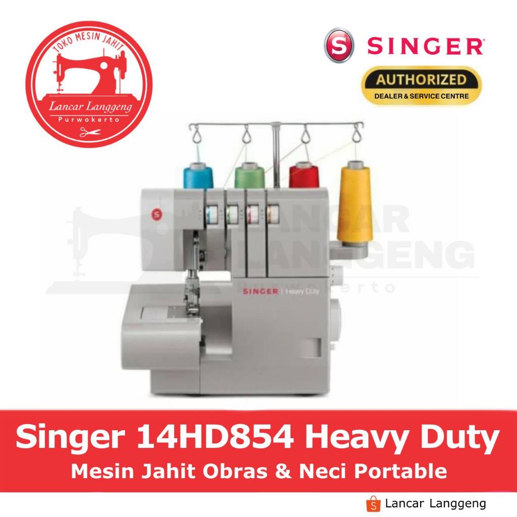 Mesin Obras & Neci Singer 14HD854 Portable