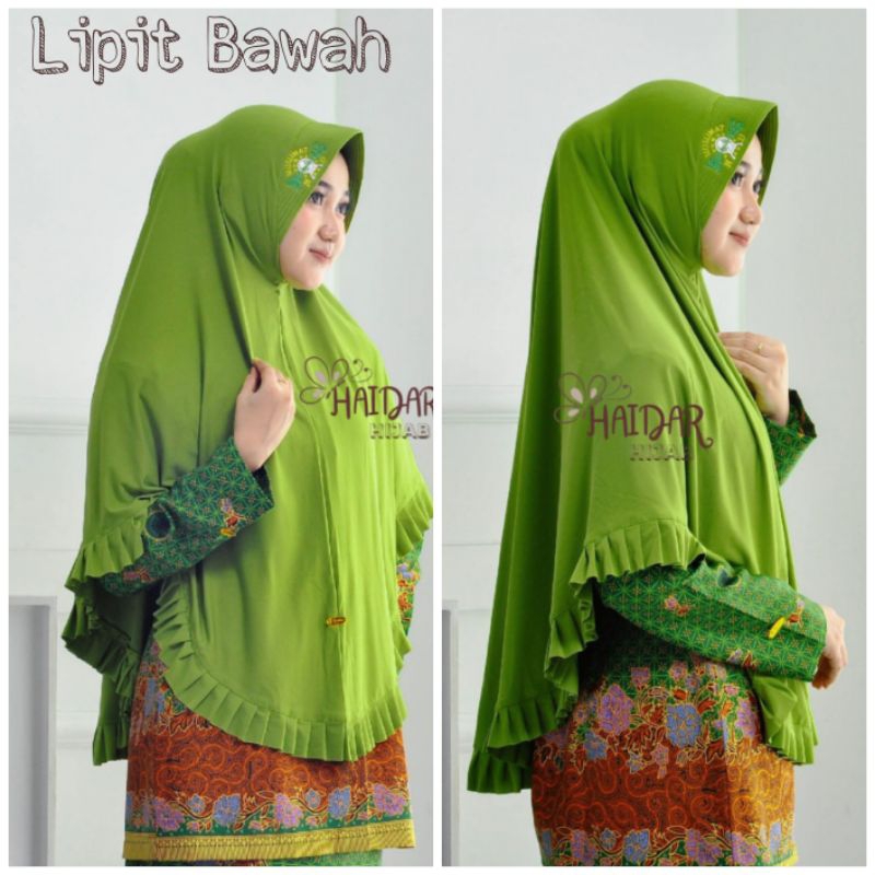 JILBAB MUSLIMAT NU REMPEL LIPIT Jumbo