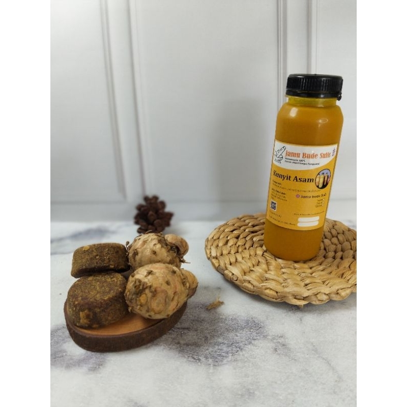 

Jamu Kunyit Asam 250ml / Kunyit Tawar / kunyit sirih