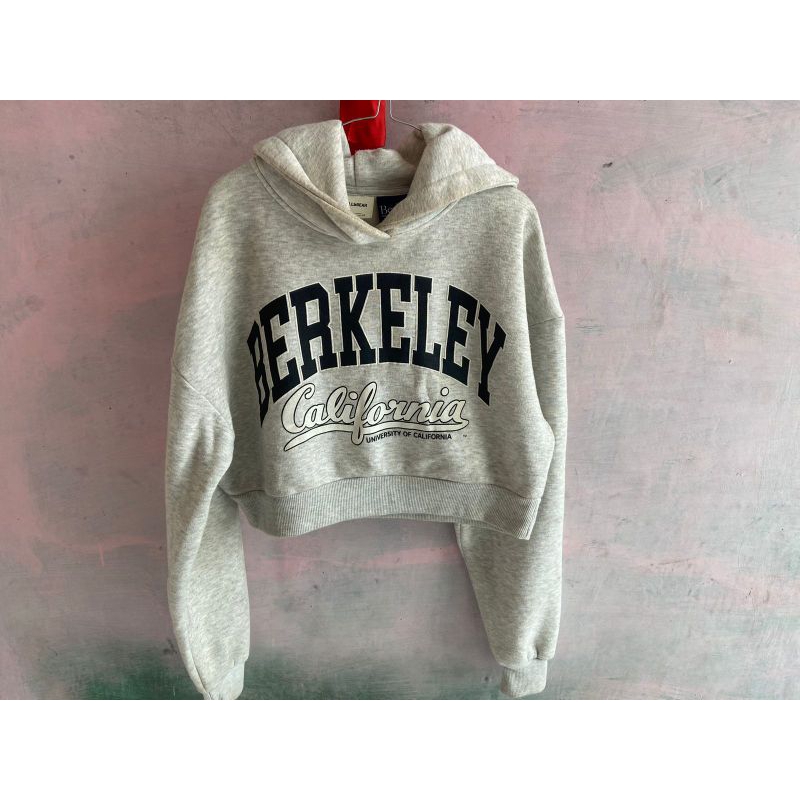 Hoodie Crop Pull&Bear Berkeley Size S