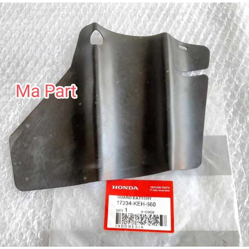 KARET PELINDUNG AKI ACCU GUARD BATTERY MEGAPRO PRIMUS MEGA PRO 1999-2009 ORIGINAL 17234KEH660
