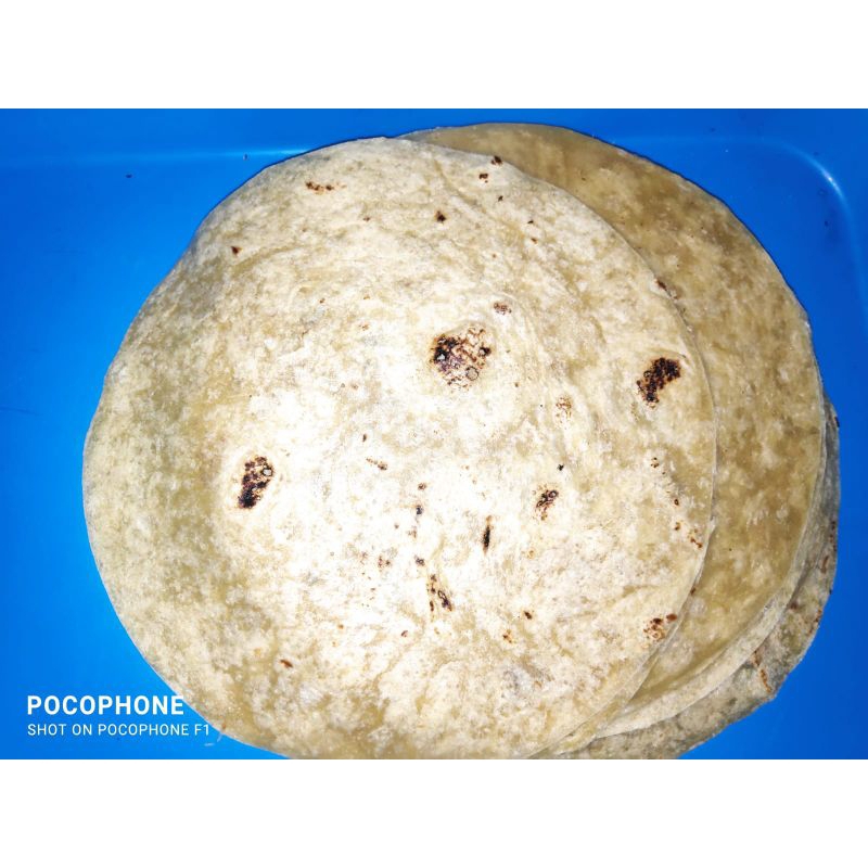 

HOMEMADE tortilla lembar tortillas shawarma wrap / kulit kebab ukuran besar sedang kecil 22 cm