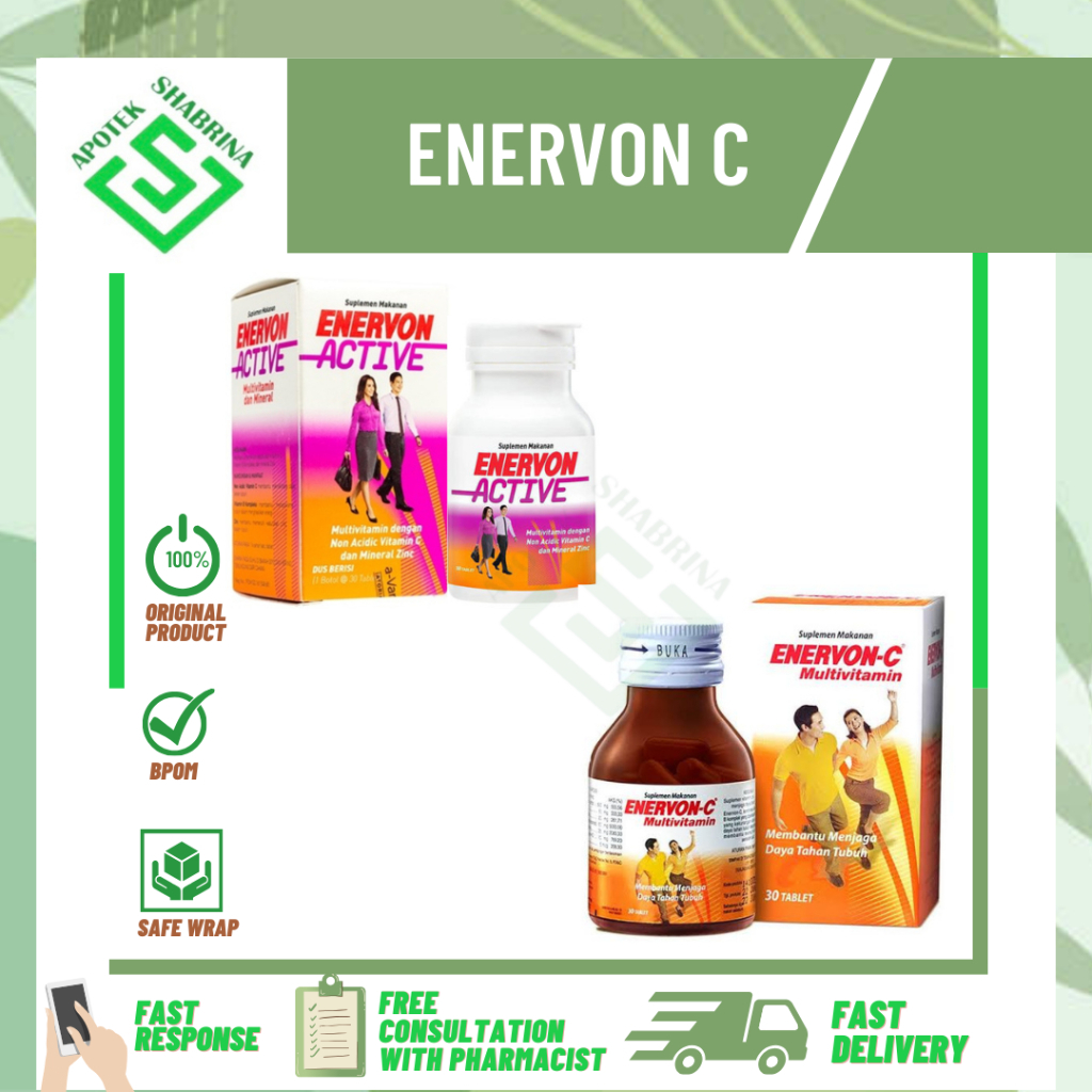 ENERVON C BOTOL / ENERVON C ACTIVE/ MULTIVITAMIN VITAMIN C