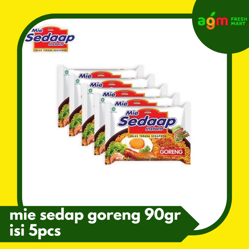 

Mie Sedaap Mie Instan Goreng 90gr isi 5pcs