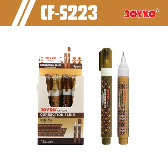 

Correction Fluid Cairan Koreksi Joyko CF-S223 / Penghapus Cair Joyko CF-S223 / Tip Ex Joyko