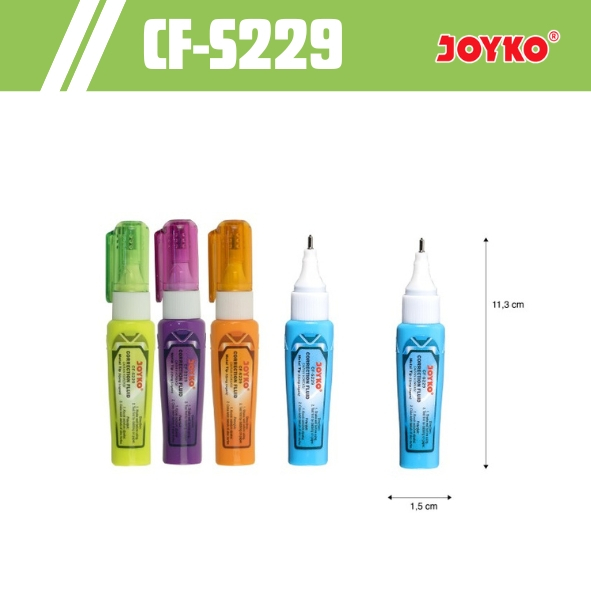 

(PCS) Tip Ex Joyko CF-S229 / Correction Fluid Cairan Koreksi Joyko CF-S229