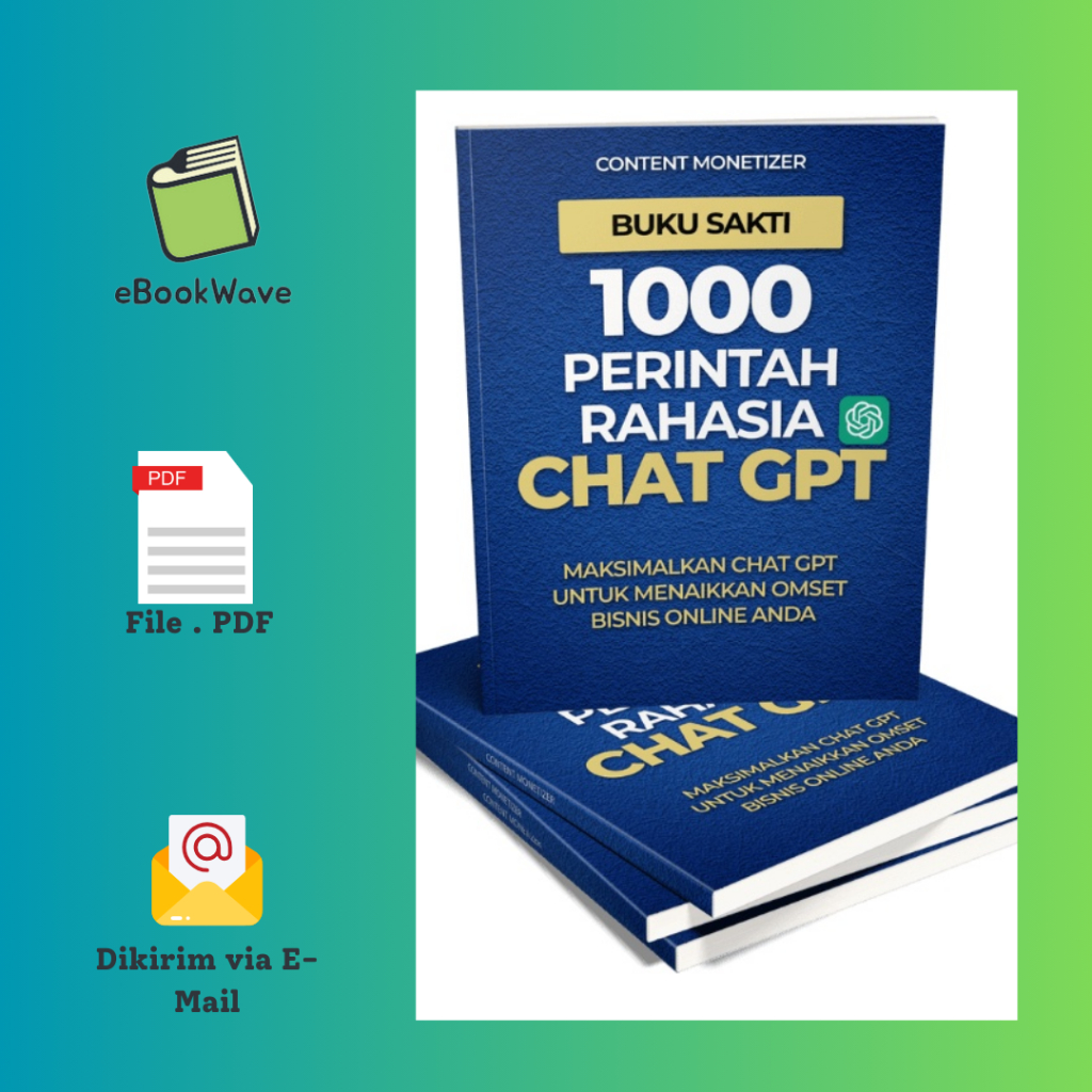 

1000 Prompt ChatGPT Content Monetizer Book BEST SELLER (Bahasa Indonesia)