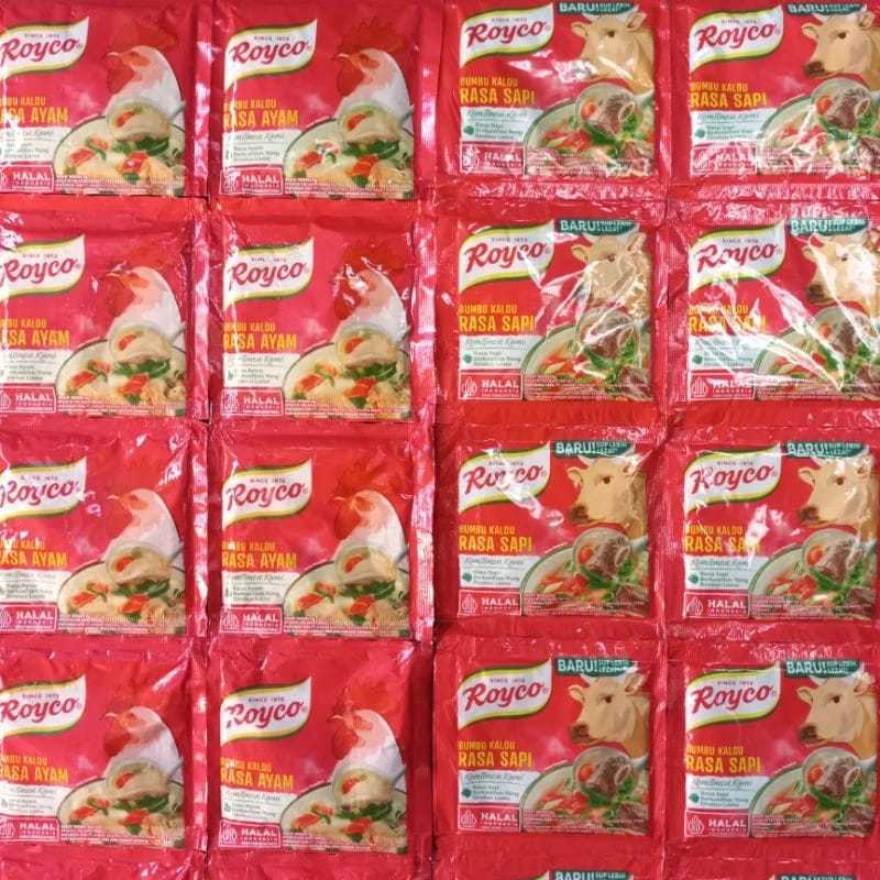 

ROYCO BUMBU PENYEDAP RASA 9gr ROYCO AYAM SAPI RENCENG( isi 12 ) SACHET RENTENG