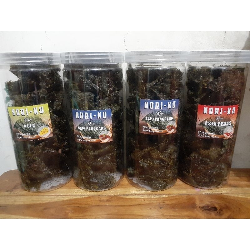 

NORI-KU Rumput Laut Goreng 76gr Maknyus