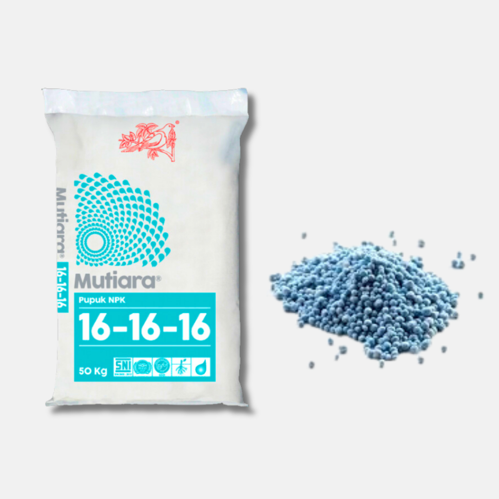 Pupuk NPK 16-16-16 Per 100 gram/Pupuk Bunga dan Buah/Pupuk NPK Mutiara 16-16 Bunga dan Buah