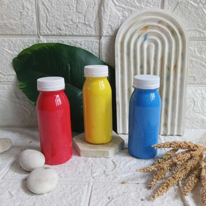 

Cat lukis Botol ukuran 100ml untuk Patung Gypsum Mewarnai Pewarna Paint Washable Anak School