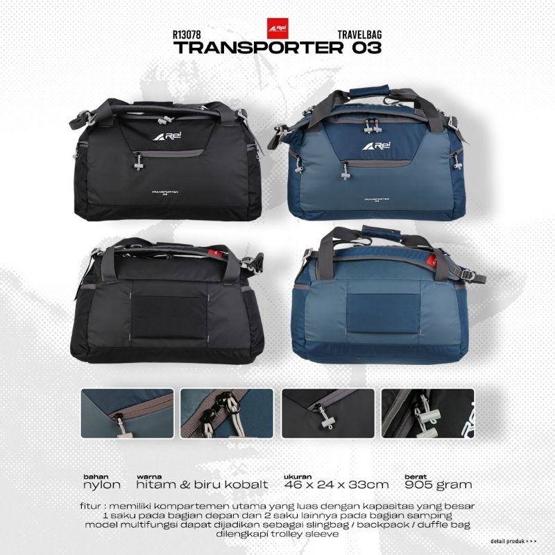 TRAVEL BAG TRANSPORTER 03 AREI OUTDOORGEAR | TAS PAKAIAN REI TRANSPORTER