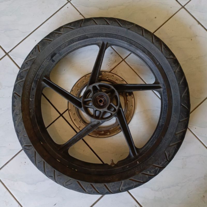 velg velk depan set disk ori original bajaj pulsar ls 135