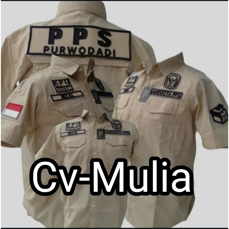 KEMEJA TACTICAL M-TAC PPS KPU LENGAN PENDEK FULL BORDIR TIMBUL KEMEJA TACTICAL M-TAC CUSTOM BORDIR