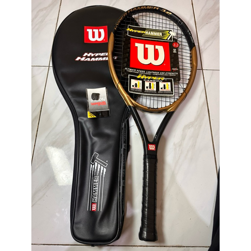 RAKET TENNIS WILSON HYPER HAMMER 3.2 SIAP PAKA 255 Gram