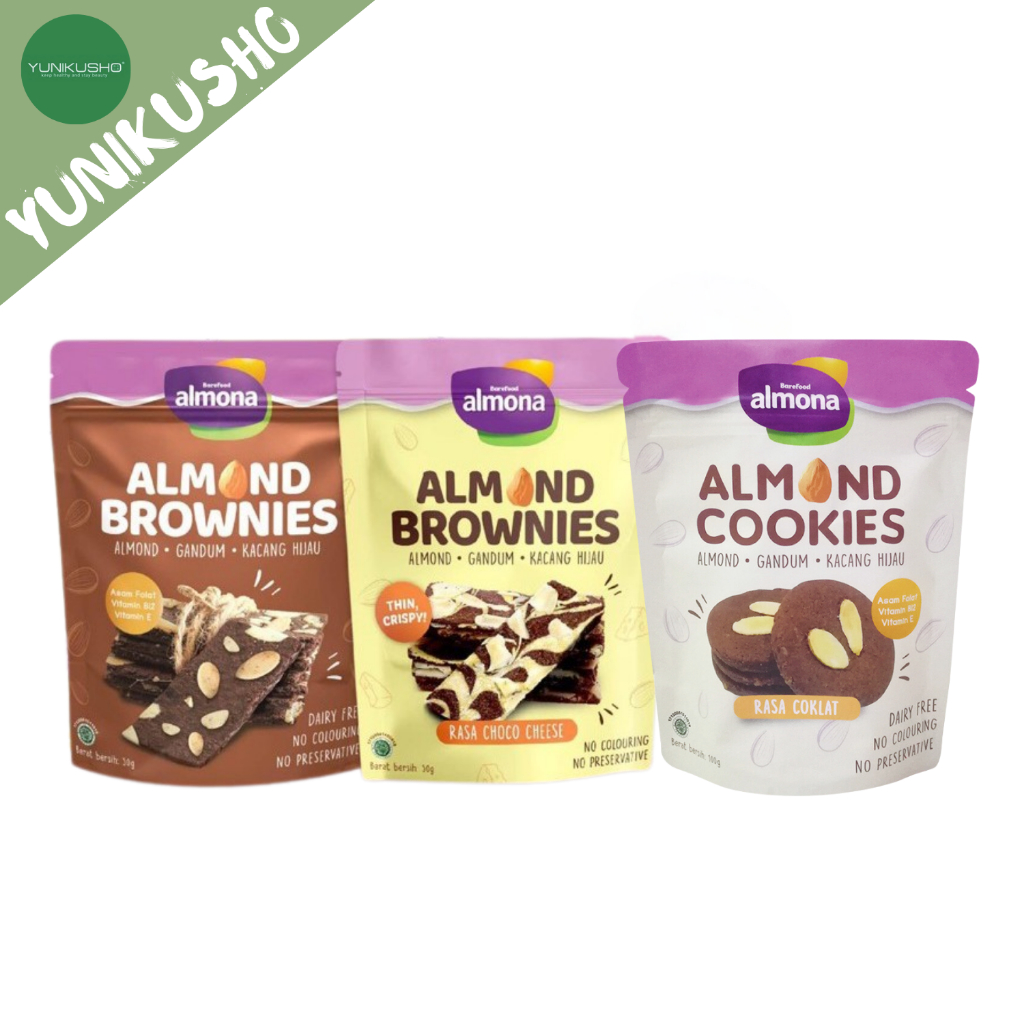 

BUMBOO ALMONA Almond Brownies 50 g Almond Cookies 90 g