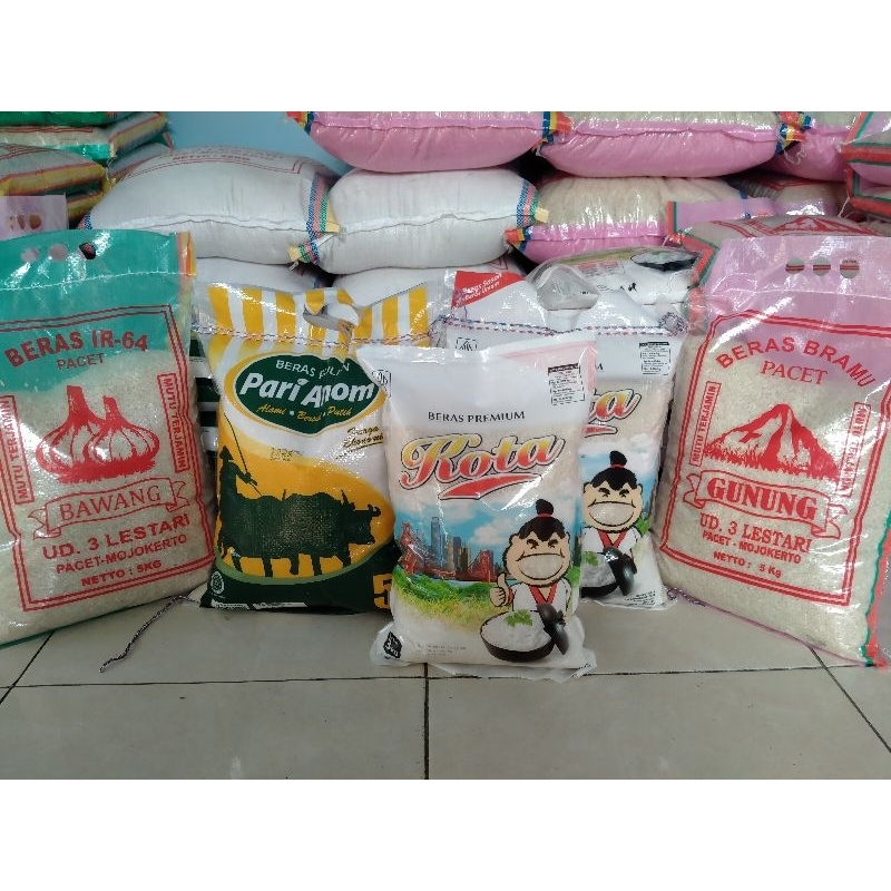 

Beras Bramu Pacet kemasan 5 kg