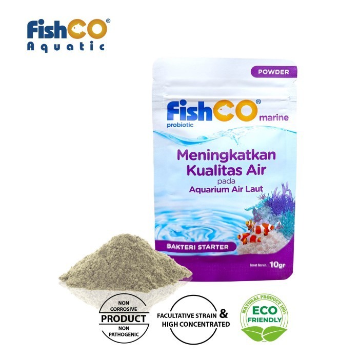 Fishco Marine Aquarium Probiotik Air Laut / Bakteri Starter