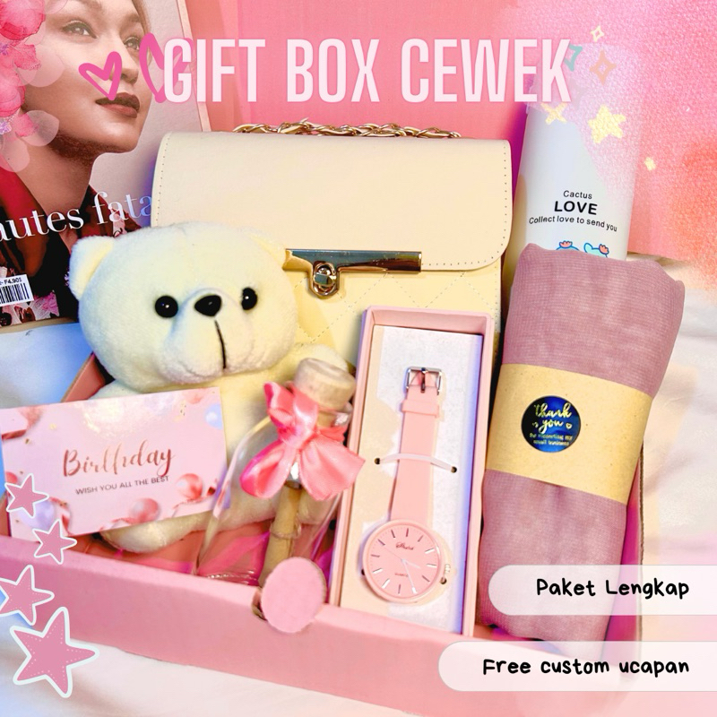 KADO ULANG TAHUN CEWEK HAMPER ULANG TAHUN KADO WISUDA KADO LEBARAN KADO HADIAH ULANG TAHUN CEWEK