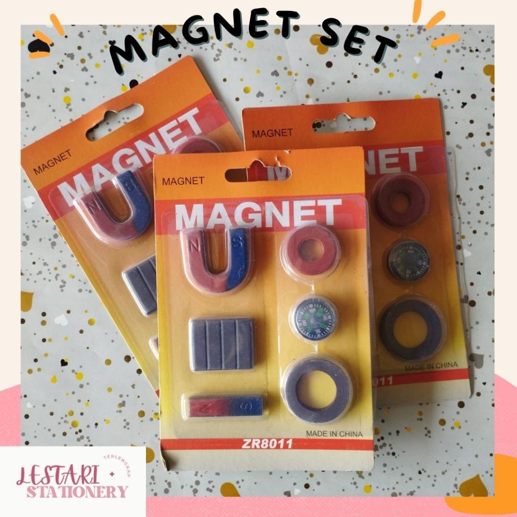 

magnet Set | magnet Praktek Sekolah | Lestari Stationery