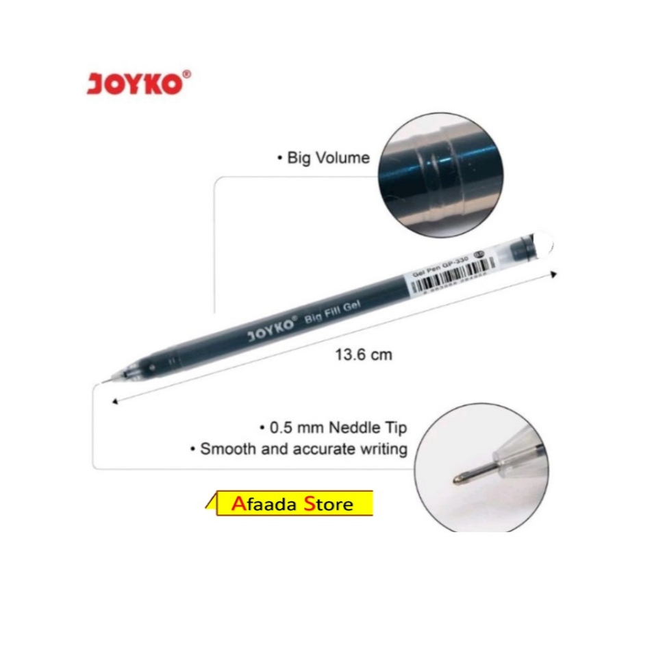 

PULPEN JOYKO GP-330 BIG FILL HITAM