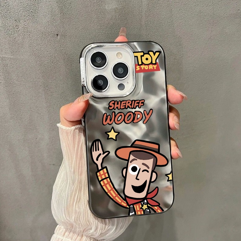New Case ToyStory Sheriff WOODY MetalicTexture Wrinkle Case - Hardcase/Casing Hp compatible Iphone 7